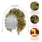 3ft. Pre-Lit Feel Real® Pinecone & Berry Colonial Artificial Christmas Mail Box Swag, Warm White LED Lights